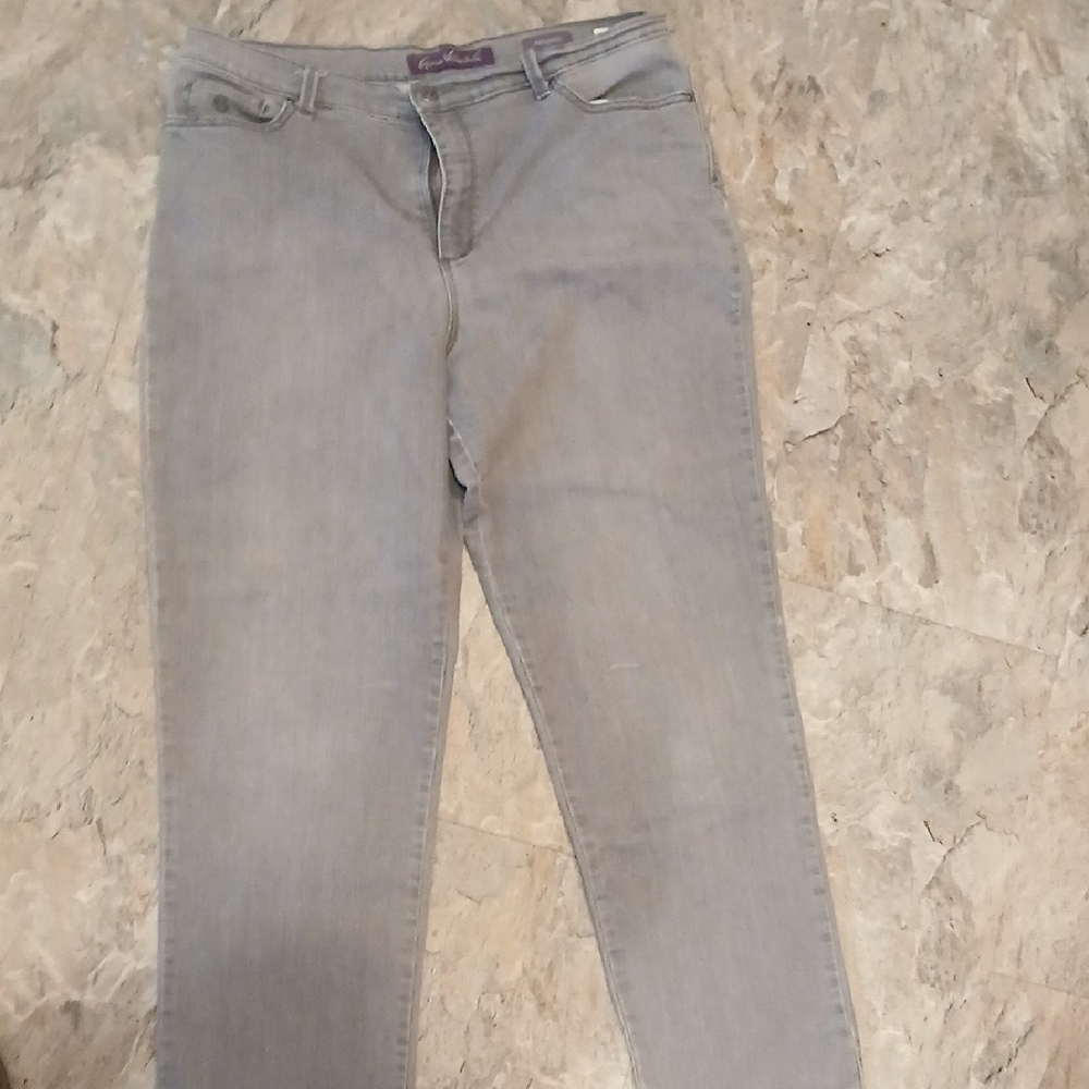 Gloria Vanderbilt Light Gray Skinny Jeans